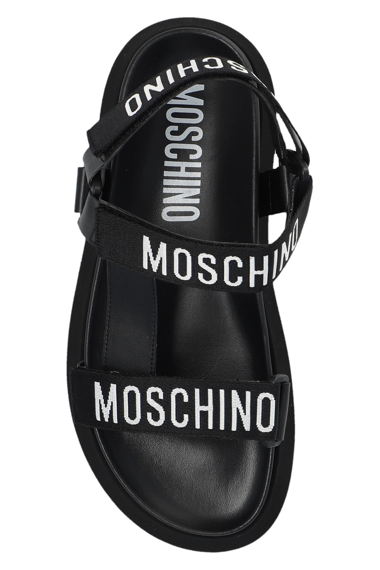 Moschino Sandals with logo Women s Shoes Vitkac